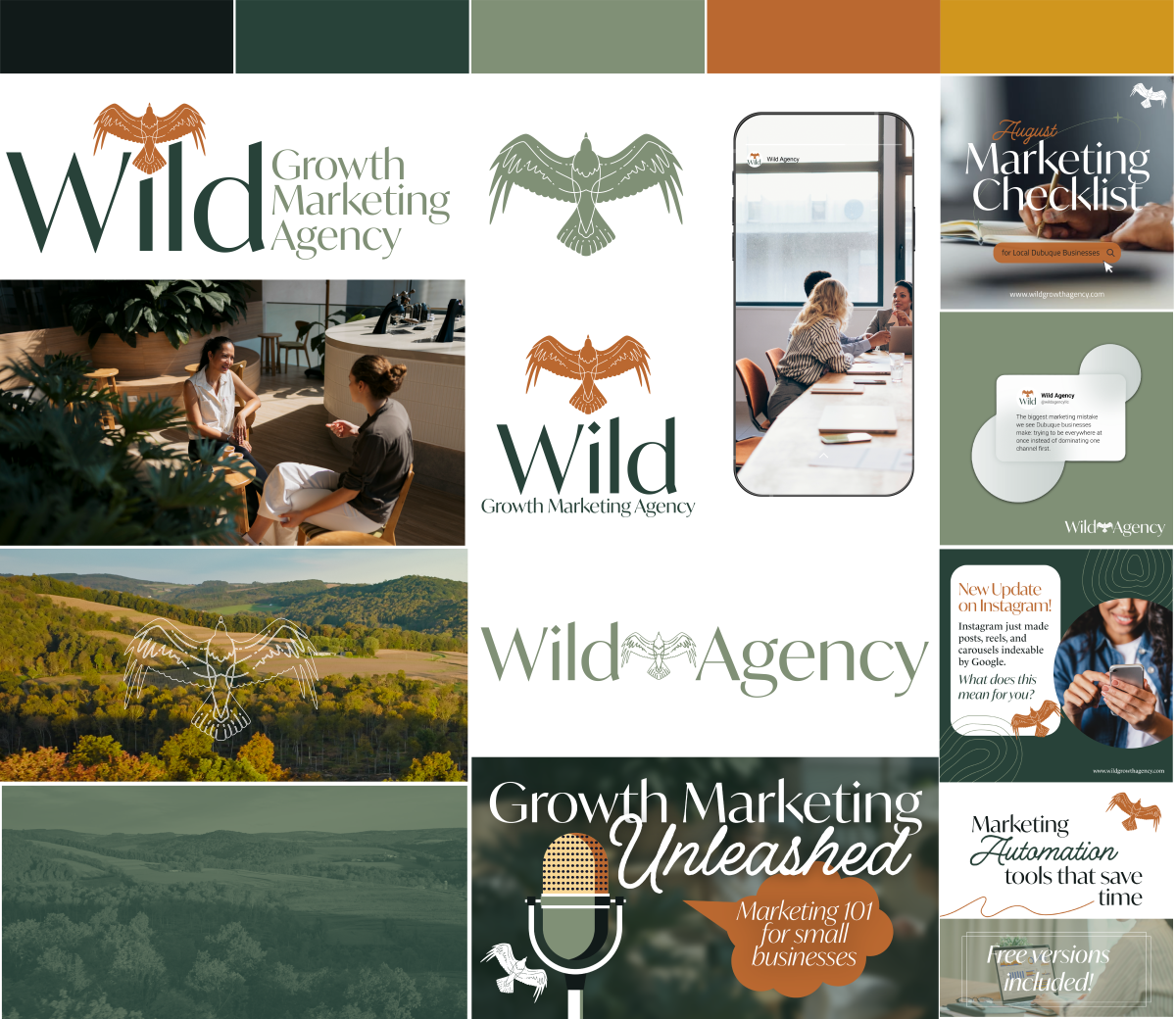 Featured image for “Wild Agency Branding & Website”